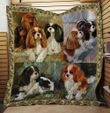 Cavalier King Charles Spaniel Dog Quilt Blanket 1