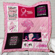 Breast Cancer Awareness Hope For The Fighters Quilt Blanket Great Customized Gifts For Birthday Christmas Thanksgiving Perfect Gifts For Breast Cancer Awareness