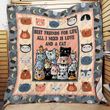 Ll Cat Quilt Blanket Ver 03