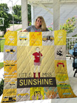 Little Miss Sunshine Quilt Blanket For Fans