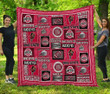 Ohio State Buckeyes Quilt Blanket