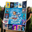 Lilo And Stitch 1 Quilt Blanket