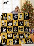 Pittsburgh Pirates Micky Mouse Quilt Blanket