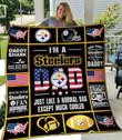 Pittsburgh Steelers Quilt Blanket 05