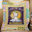 Bc You Are My Sunshine Unicorn Quilt Blanket
