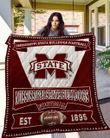 Ncaa Mississippi State Bulldogs Quilt Blanket 951