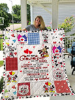 Personalize Mickey Mouse To My Girlfriend From Boyfriend You Are Draver Quilt Blanket Great Customized Gifts For Birthday Christmas Thanksgiving Perfect Gifts For Mickey Mouse Lover