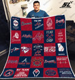 Atlanta Braves 25 Quilt Blanket