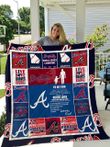 Atlanta Braves To My Son Love Dad Quilt Blanket
