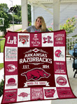 Arkansas Razorbacks Quilt Blanket 01
