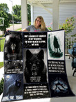 Black Wolf Quilt Blanket