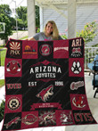 Arizona Coyotes Quilt Blanket 01