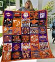 Clemson Tigers Football Quilt Blanket Great Customized Gifts For Birthday Christmas Thanksgiving Perfect Gifts For American Football Lover