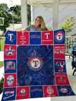 Mlb 8211 Texas Rangers Quilt Blanket 02