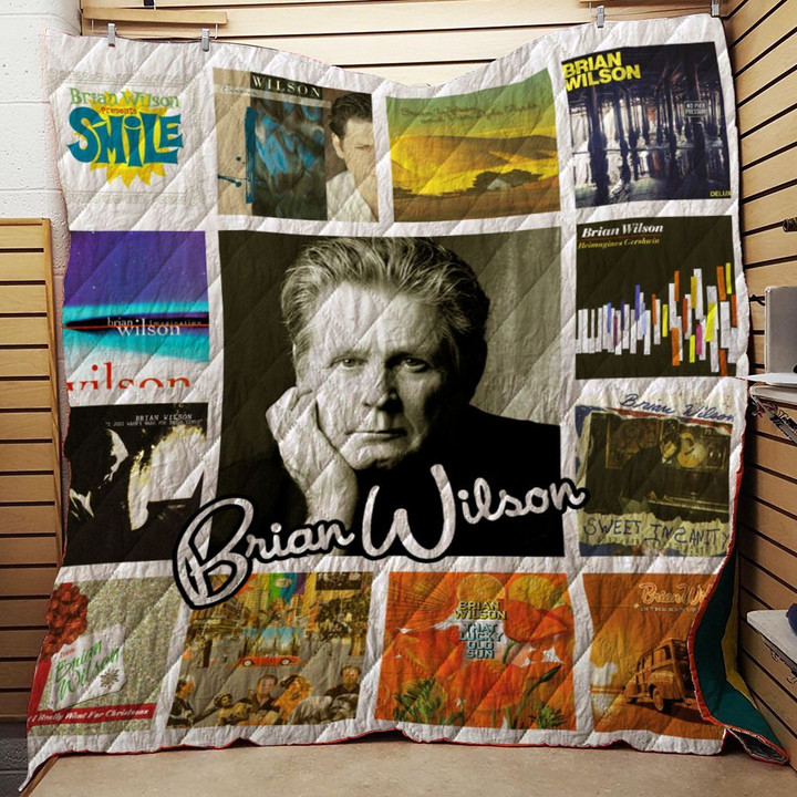 Brian Wilson Albums Quilt Blanket