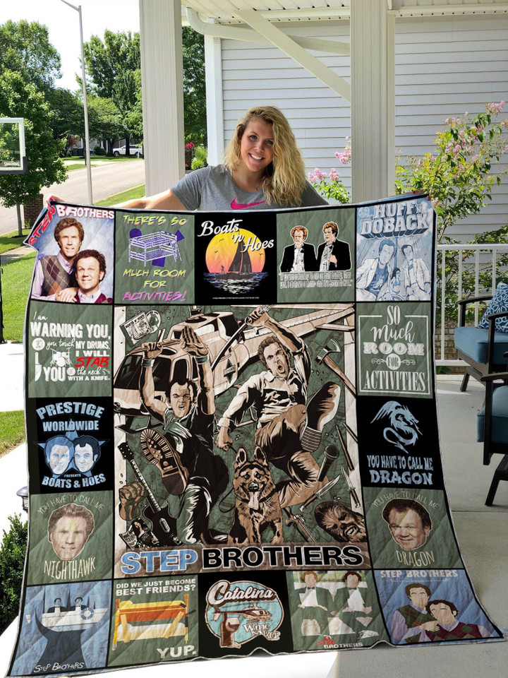 Step Brothers Quilt Blanket