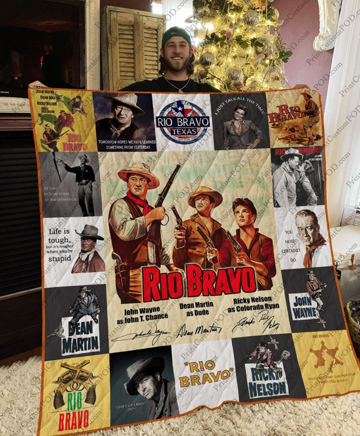 Rio Bravo Quilt Blanket For Fans Ver 17-3