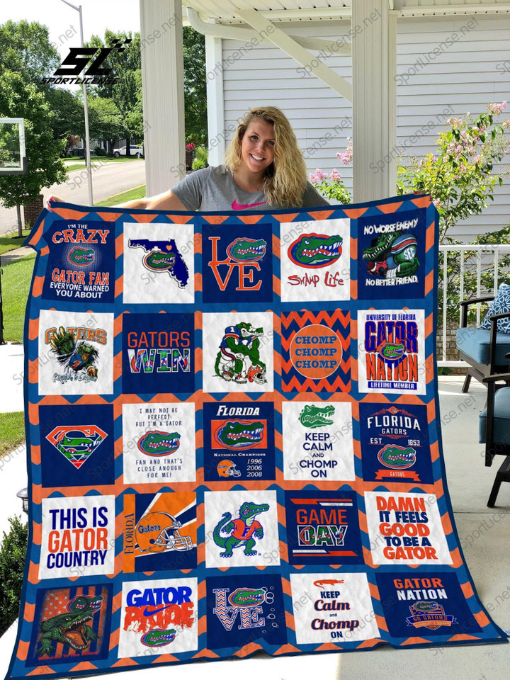 Florida Gators Quilt Blanket 04