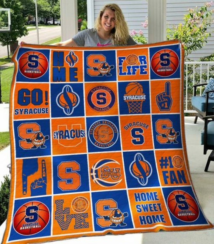 Ncaa Syracuse Orange Quilt Blanket 242