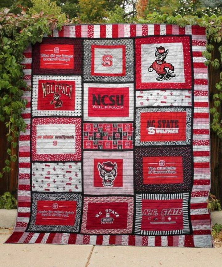 Ncaa NC State Wolfpack Quilt Blanket 166