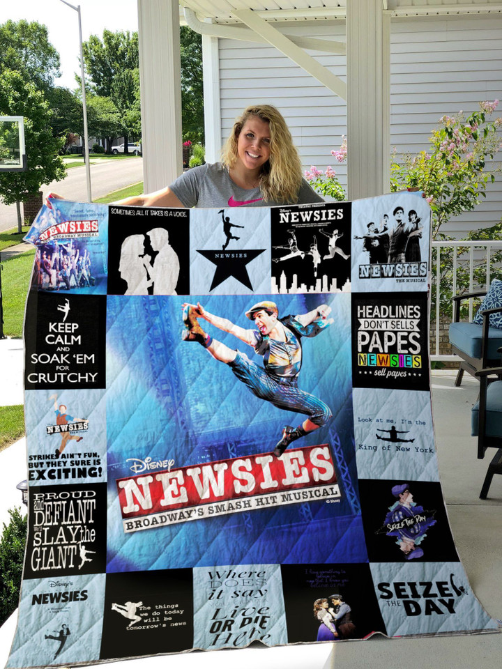 Broadway Newsies Musical Quilt Blanket Ver 17