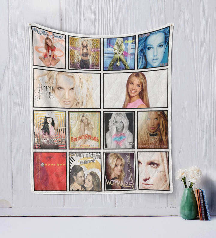 Britney Spears Quilt Blanket