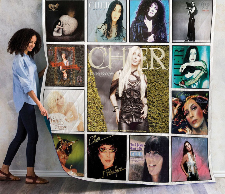Cher Albums Quilt Blanket New