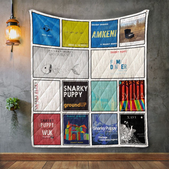 Snarky Puppy Quilt Blanket