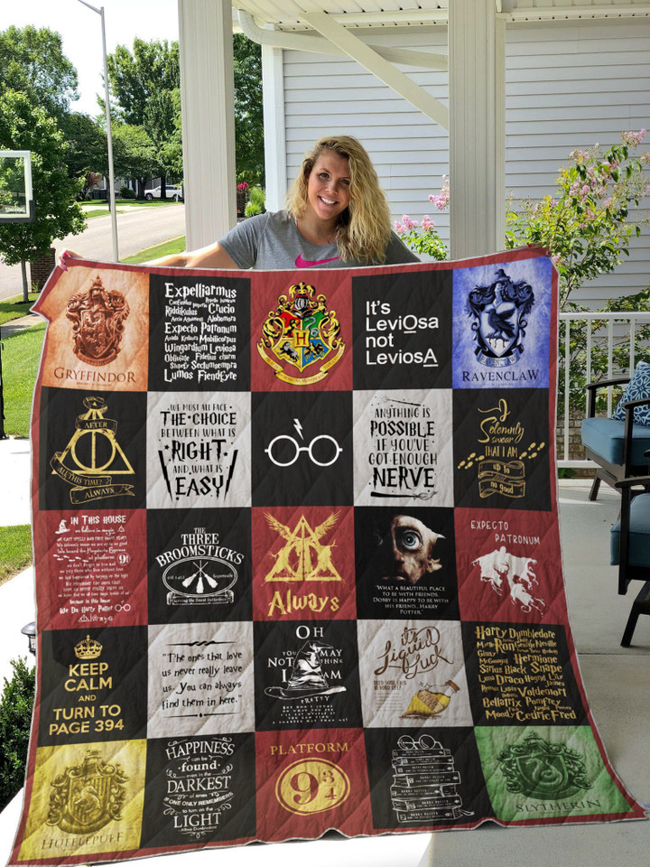 Pe Harry Potter T-Shirt Quilt Blanket