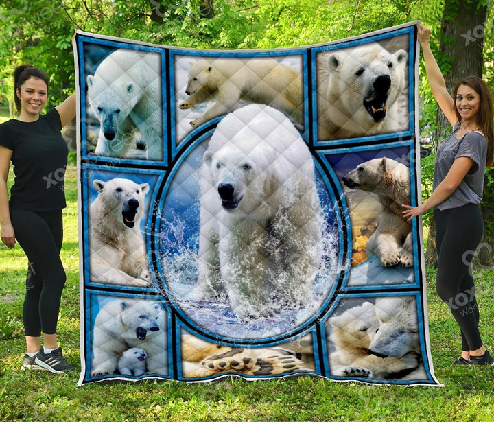 Polar Bear Quilt Blanket