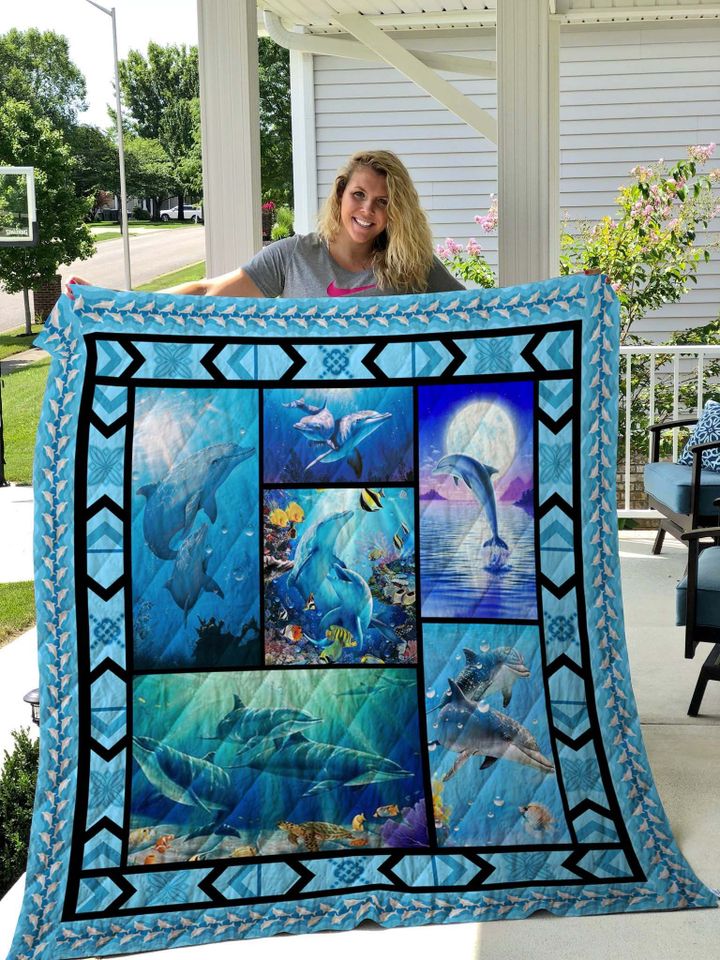 Dolphin Quilt Blanket