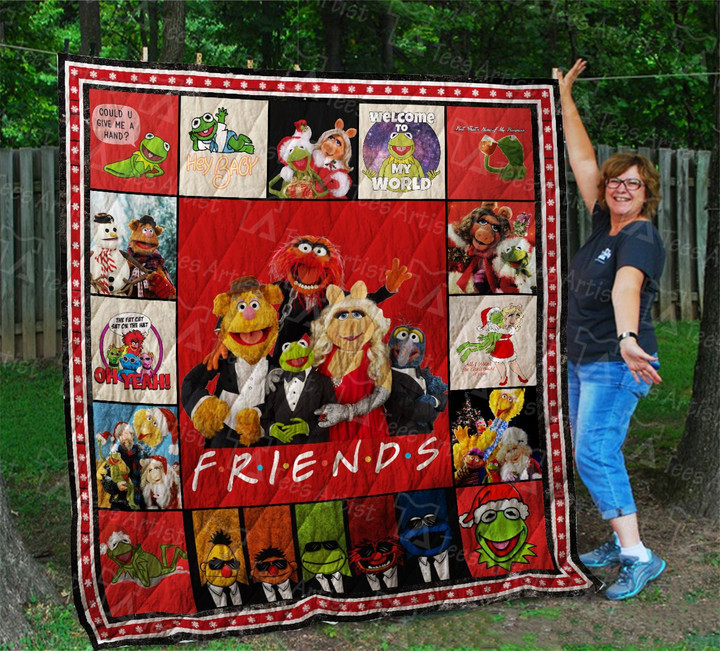 The Muppet Show Christmas Quilt Blanket