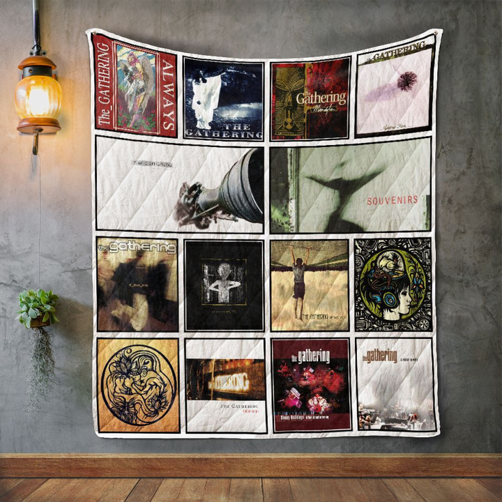 The Gathering Album Covers Quilt Blanket
