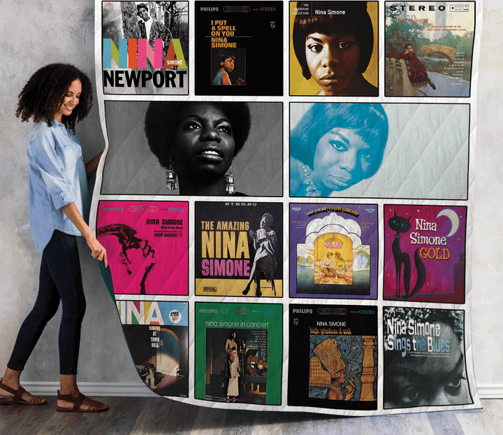 Nina Simone Albums Quilt Blanket 01