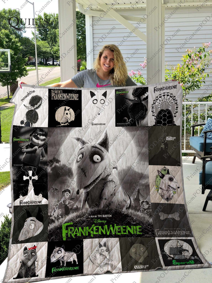 Frankenweenie Quilt Blanket For Fans