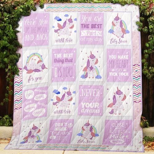 Bc Baby Unicorn Quilt Blanket