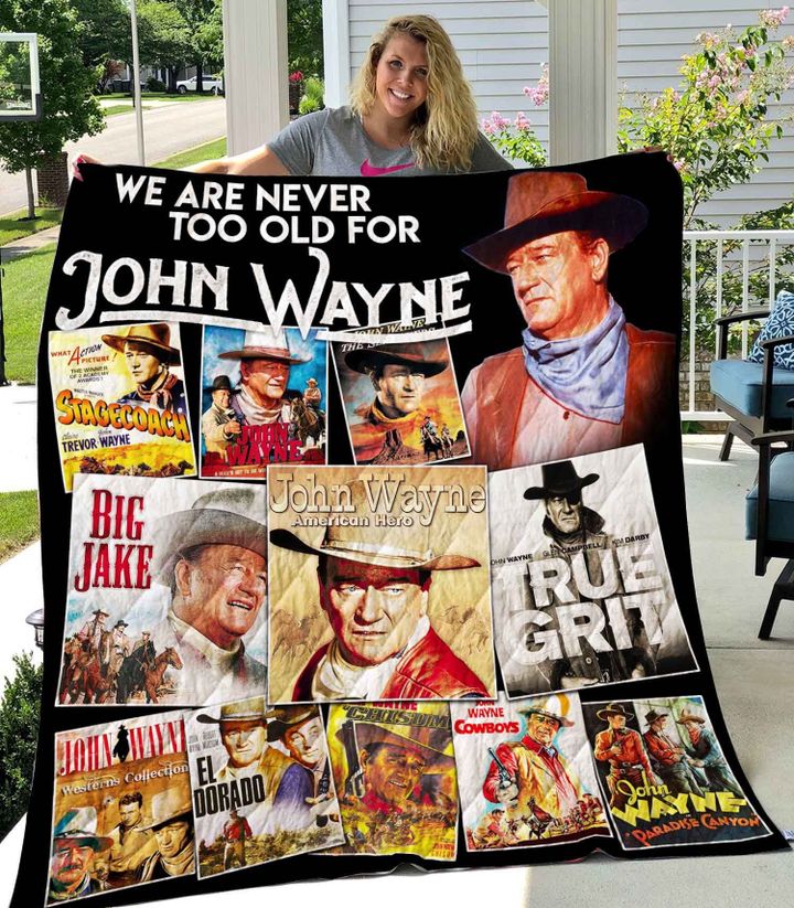 John Wayne Vr1 New Quilt Blanket