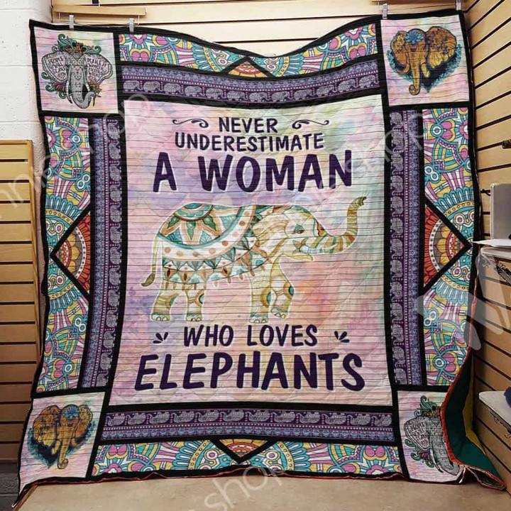 Elephant Quilt Blanket
