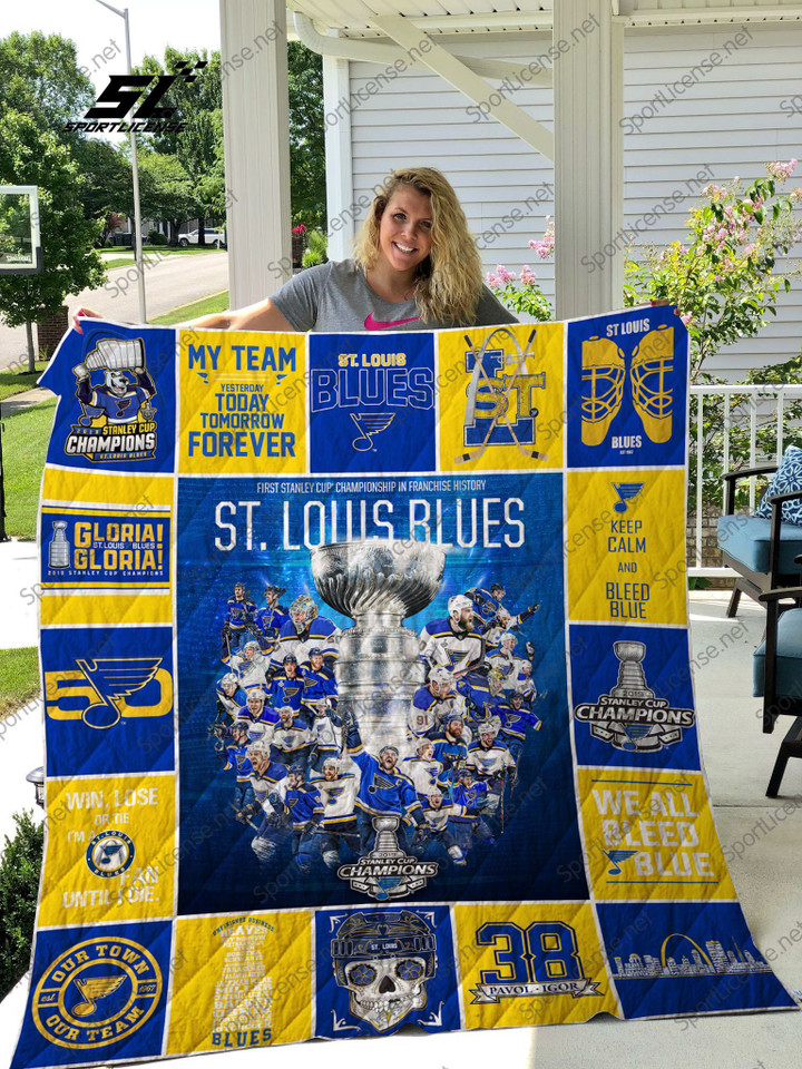 Nhl - St Louis Blues Quilt Blanket