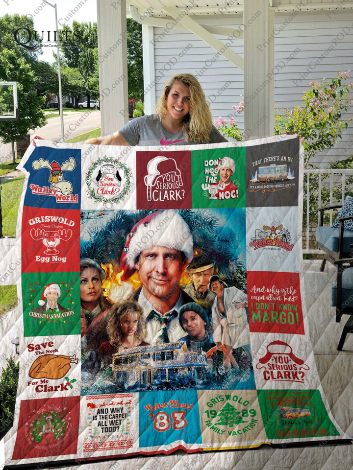 National Lampoon's Christmas Vacation Quilt Blanket 01