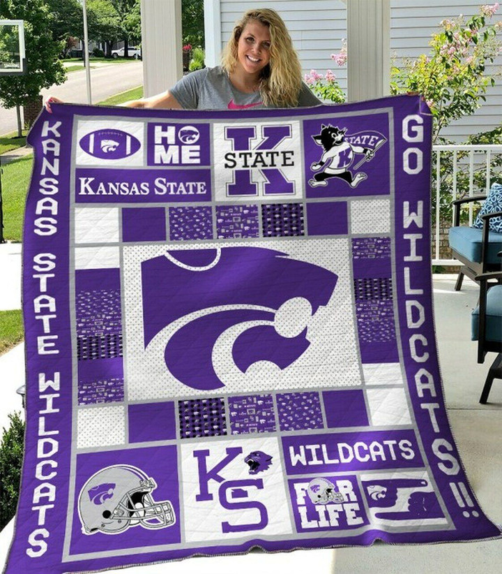 Ncaa Kansas State Wildcats Quilt Blanket 326