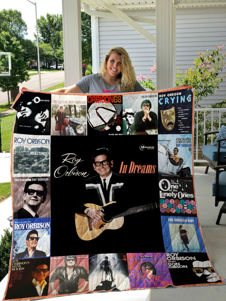 Roy Orbison In Dreams Quilt Blanket Great Customized Blanket Gifts For Birthday Christmas Thanksgiving