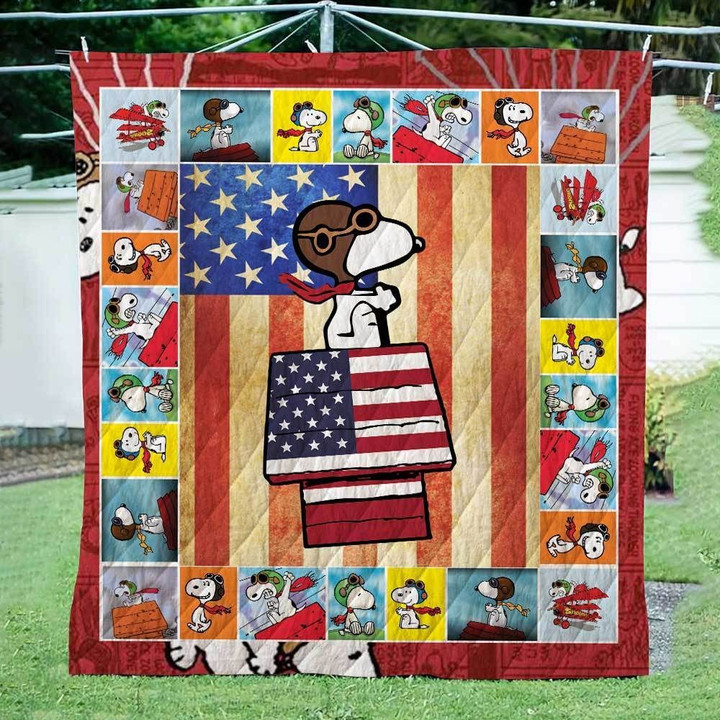 Snoopy Quilt Blanket For Fans