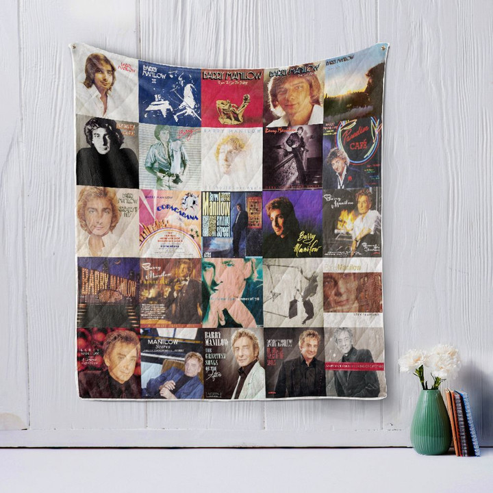 Barry Manilow Style 2 Quilt Blanket
