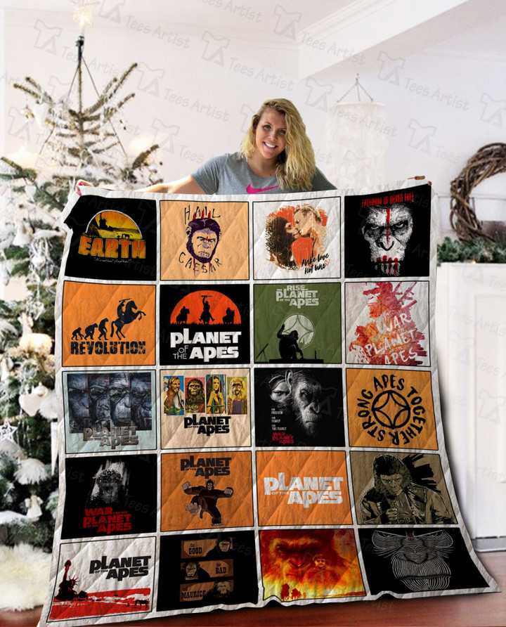 Planet Of The Apes Quilt Blanket