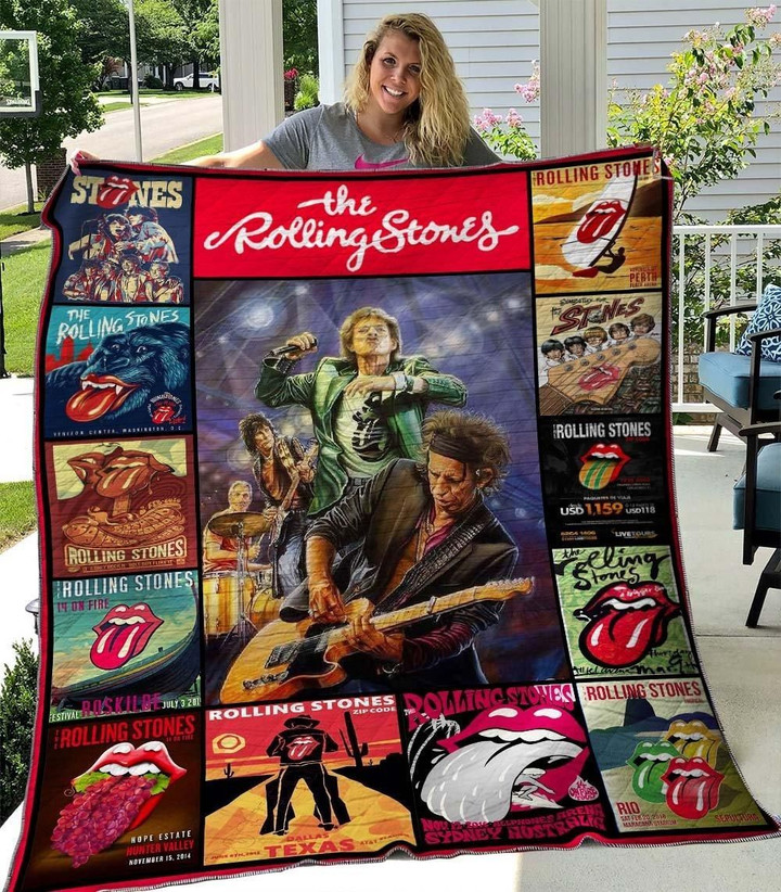 The Rolling Stone 1 Quilt Blanket