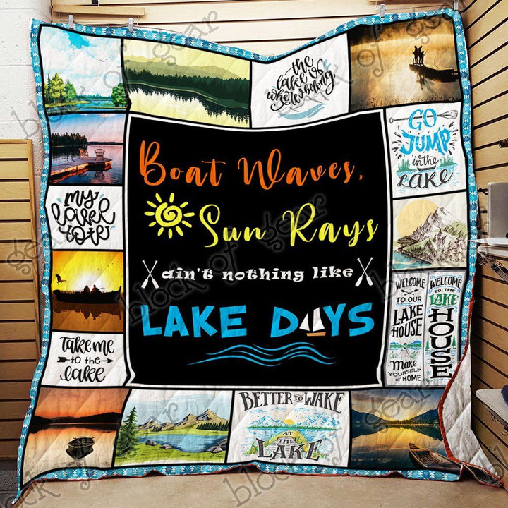 Lake Days Quilt Blanket