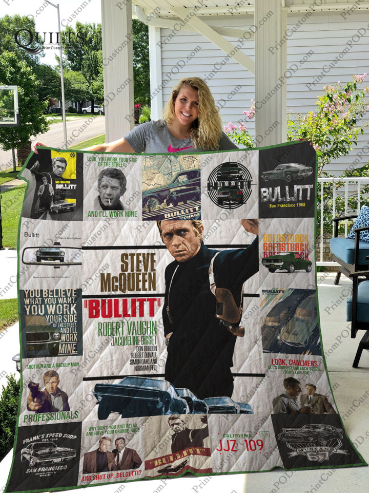 Bullitt Quilt Blanket For Fans Ver 17