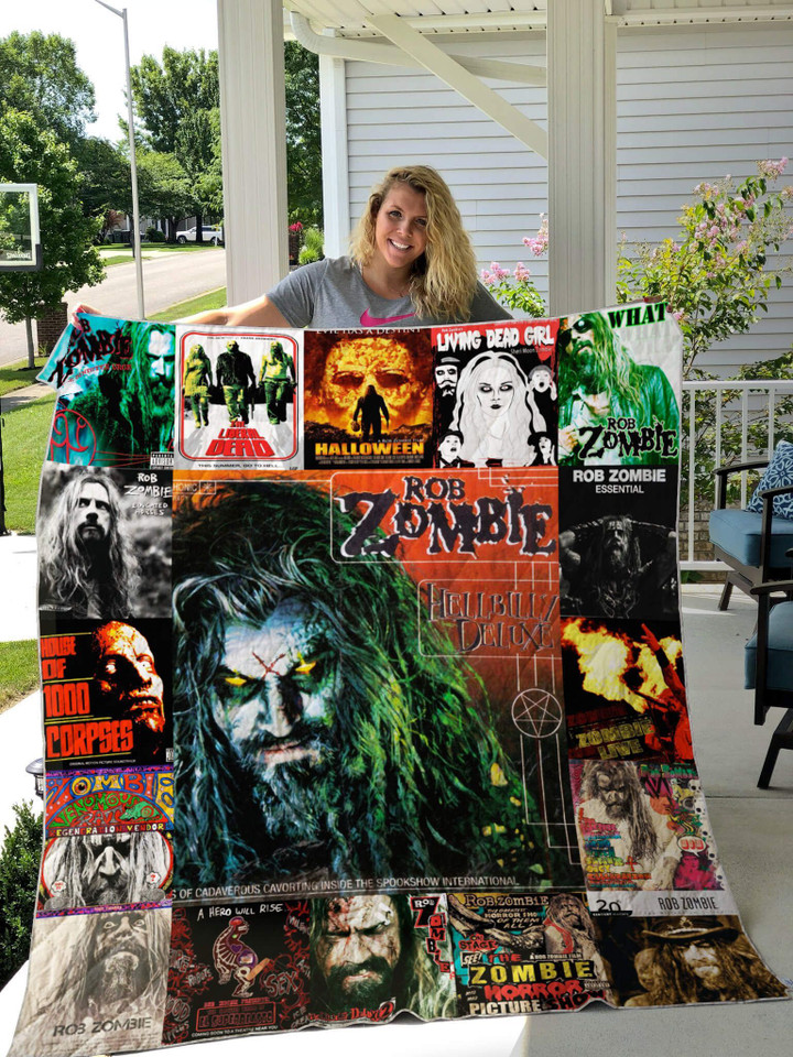 Rob Zombie Quilt Blanket For Fans Ver 17