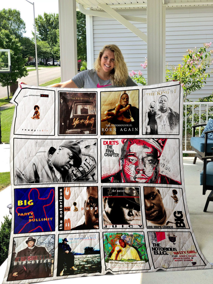 The Notorious BIG Quilt Blanket